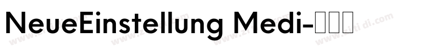 NeueEinstellung Medi字体转换 NeueEinstellung Medi字体转换